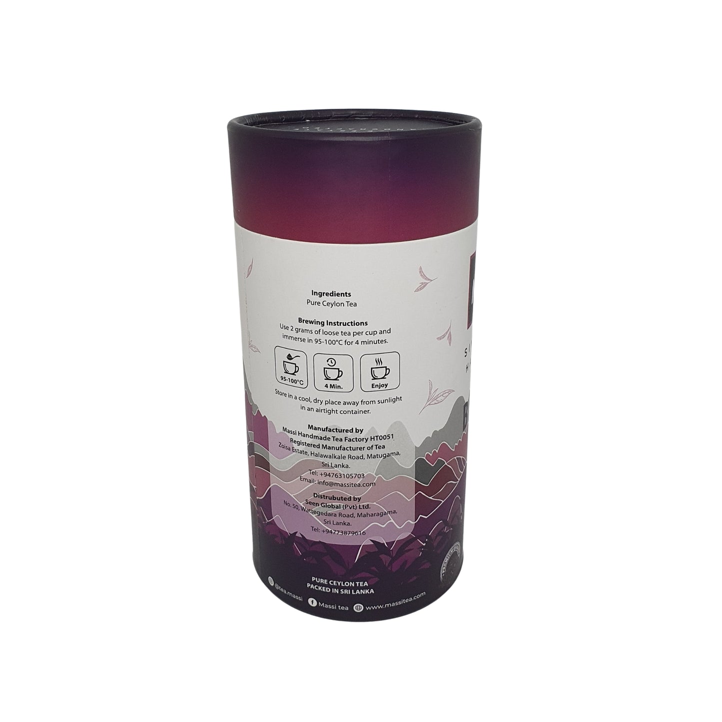 Tè Massi Single Estate Artigianale Forte Tè Nero (50g)