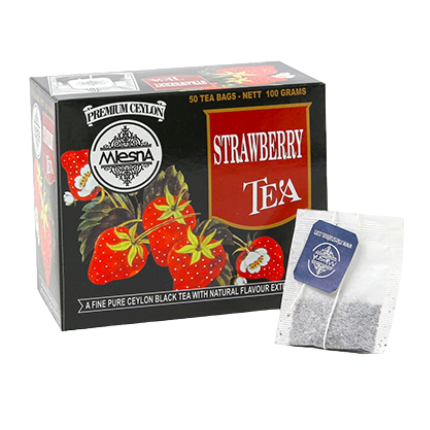 Tè alla fragola Mlesna (100 g) 50 bustine