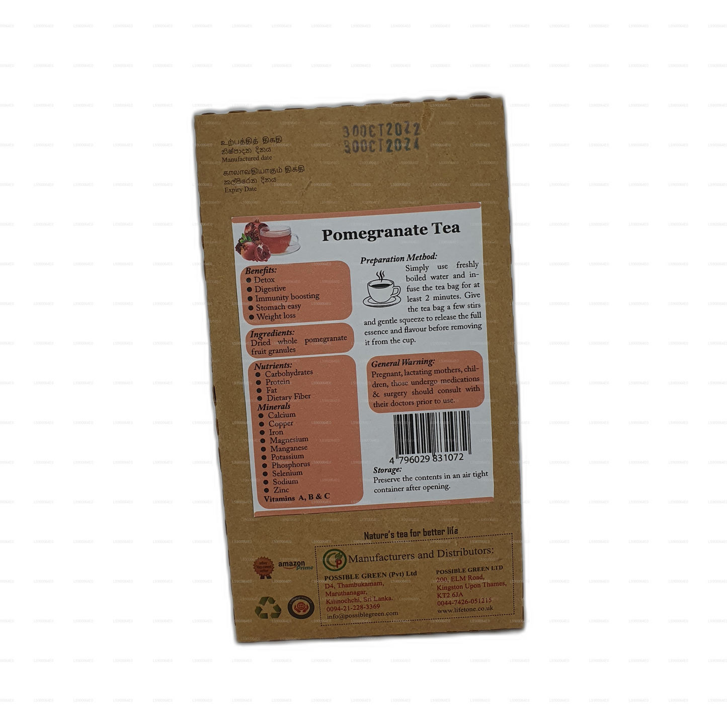 Tè al melograno Lifetone (30g)
