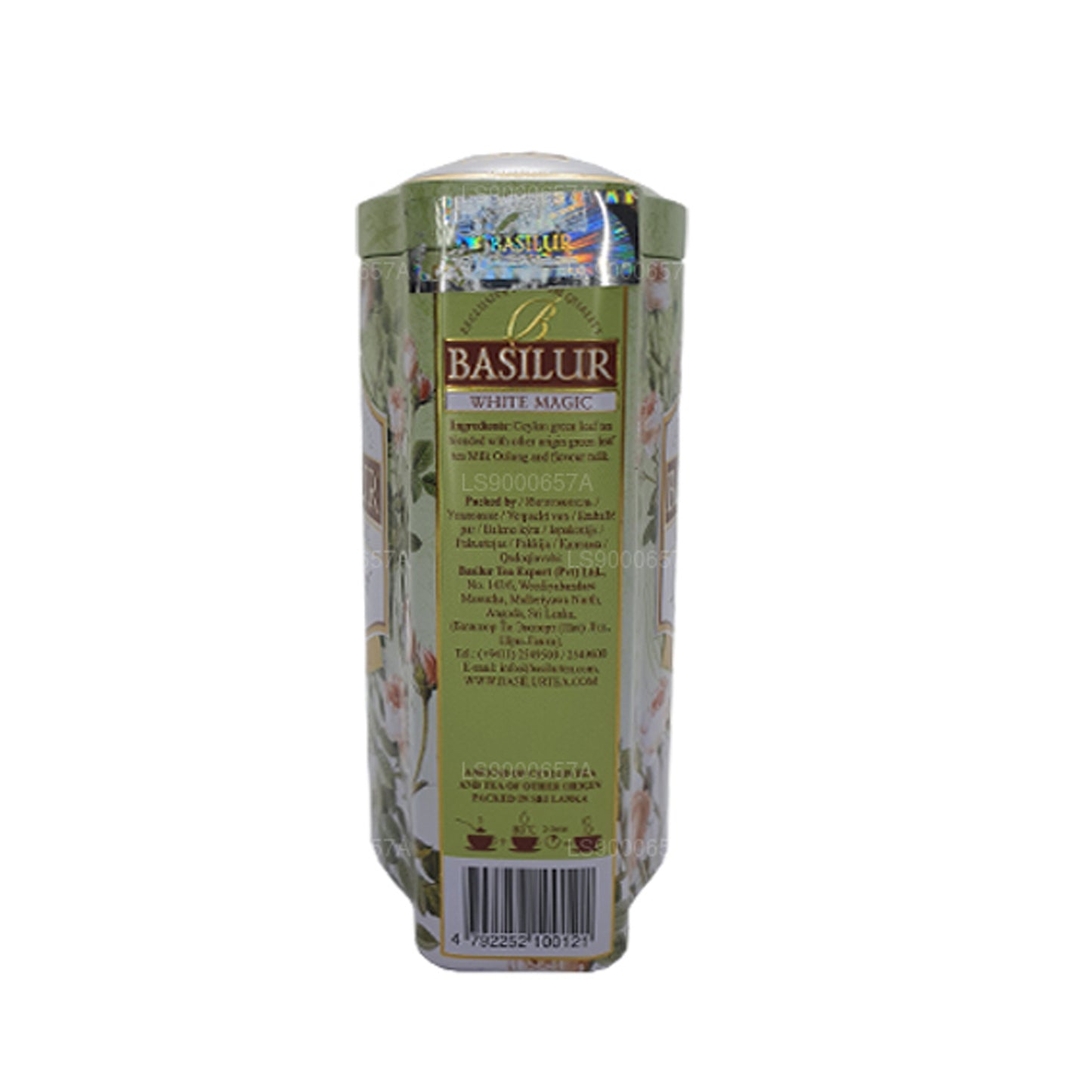 Basilur White Magic Bouquet Green Caddy (100g)