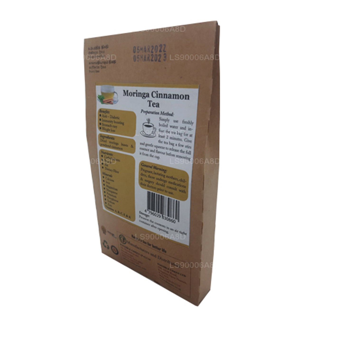 Lifetone Moringa Cinnamon Tea (30g)