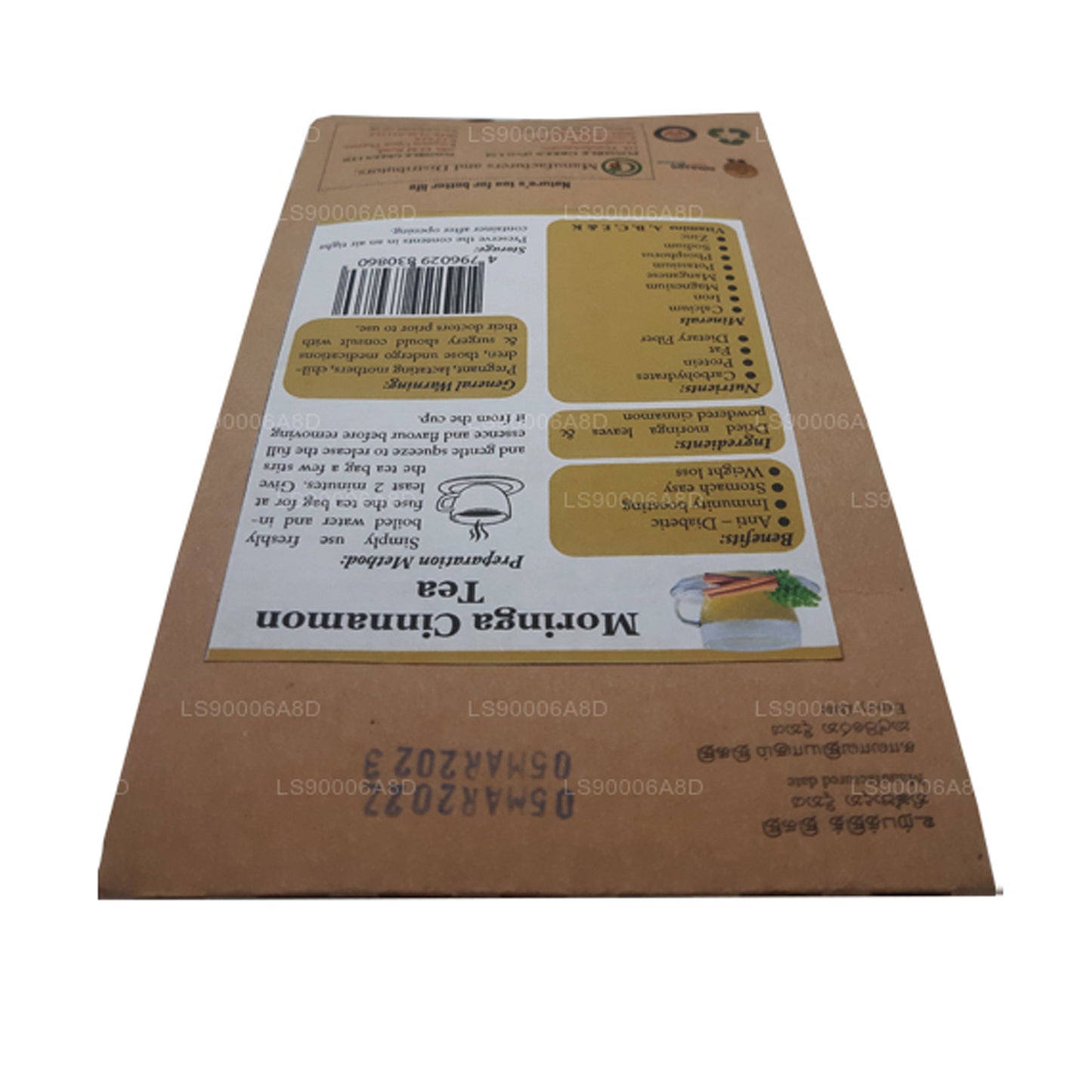 Lifetone Moringa Cinnamon Tea (30g)