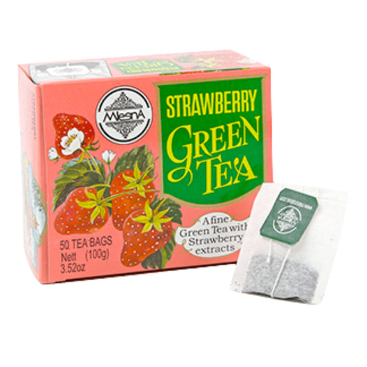 Tè verde alla fragola Mlesna (100 g) 50 bustine