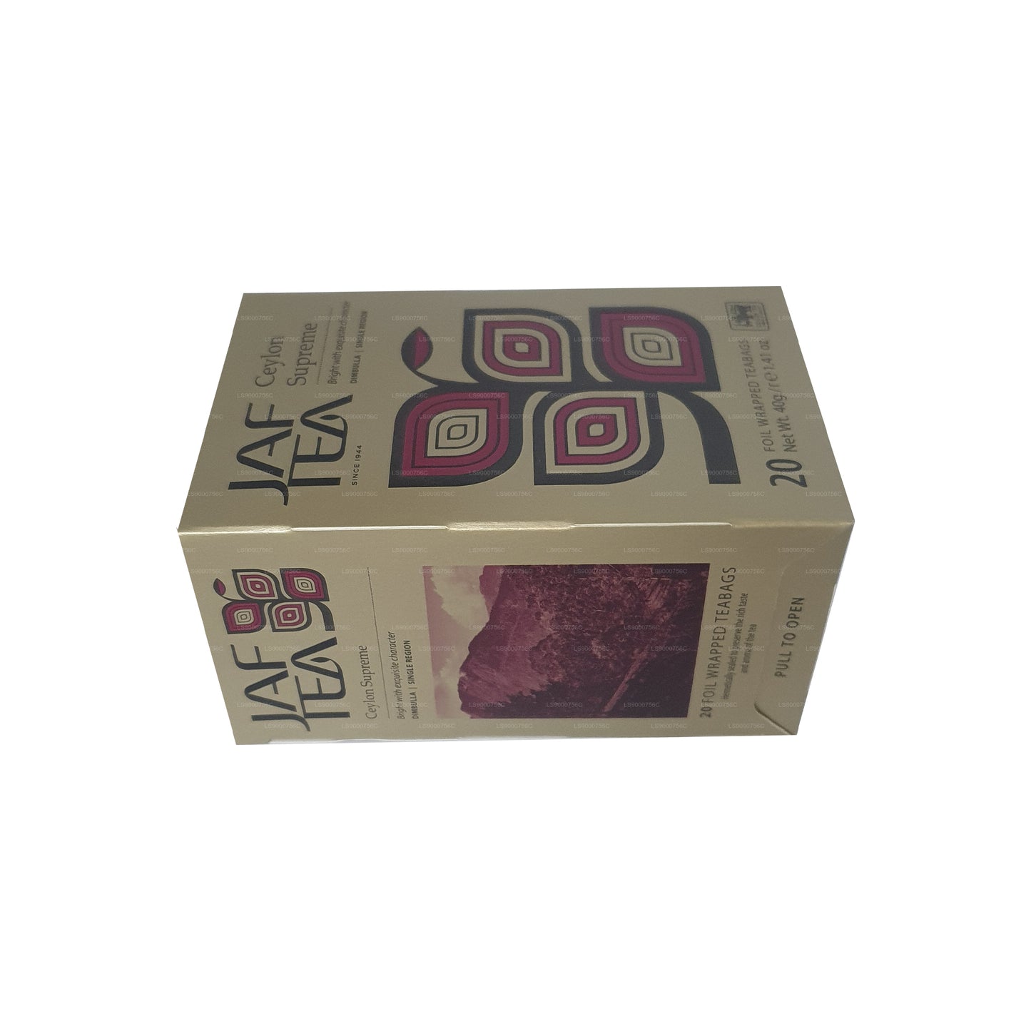 Jaf Tea Classic Gold Collection Ceylon Supreme, bustina di tè con busta in alluminio (40 g)