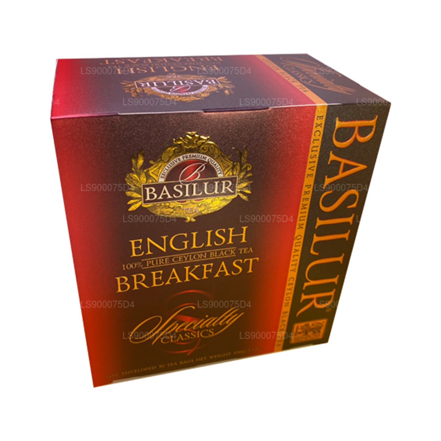 Basilur English Breakfast Pure Ceylon Black Tea Bags