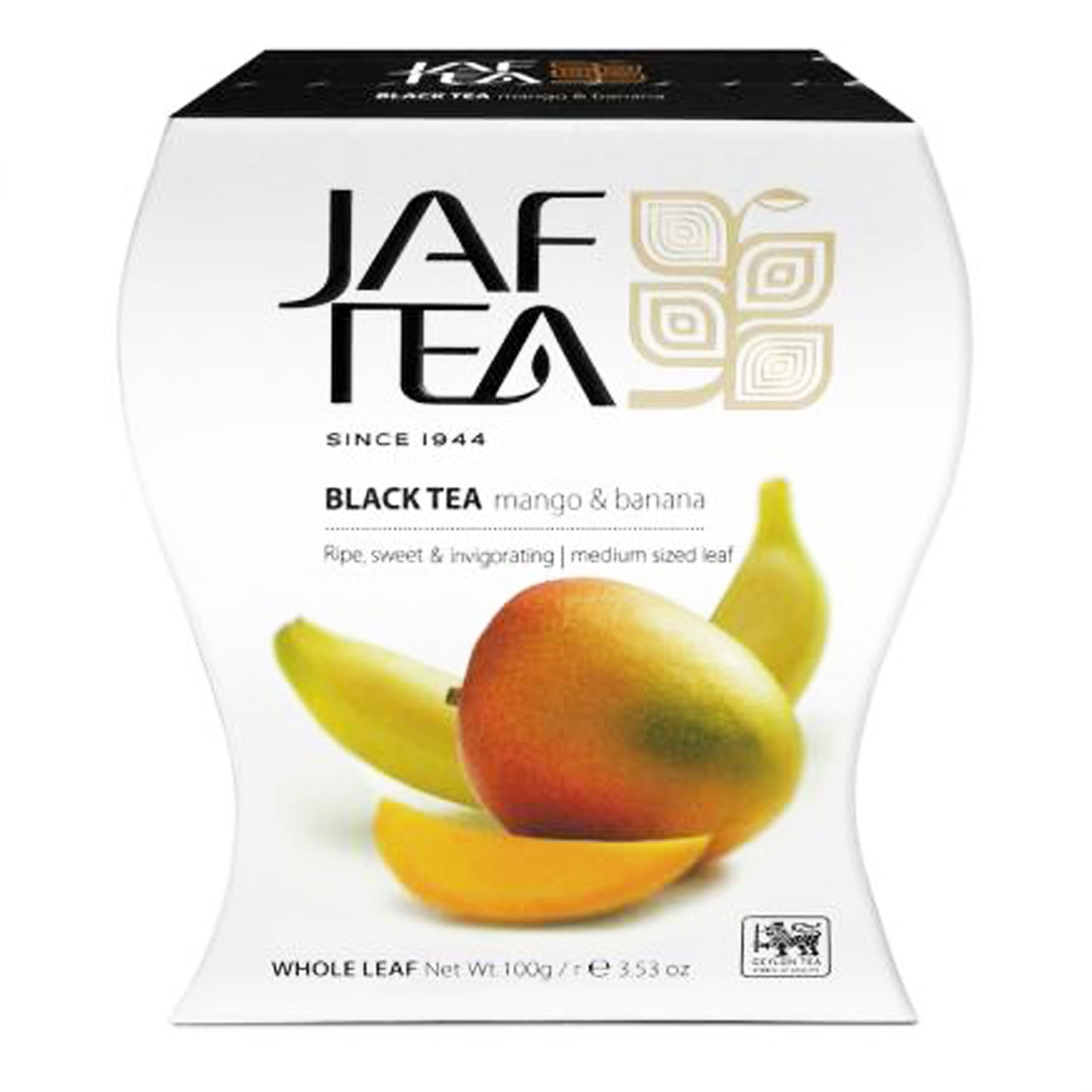 Jaf Tea Tè in foglie di mango nero e banana (100 g)
