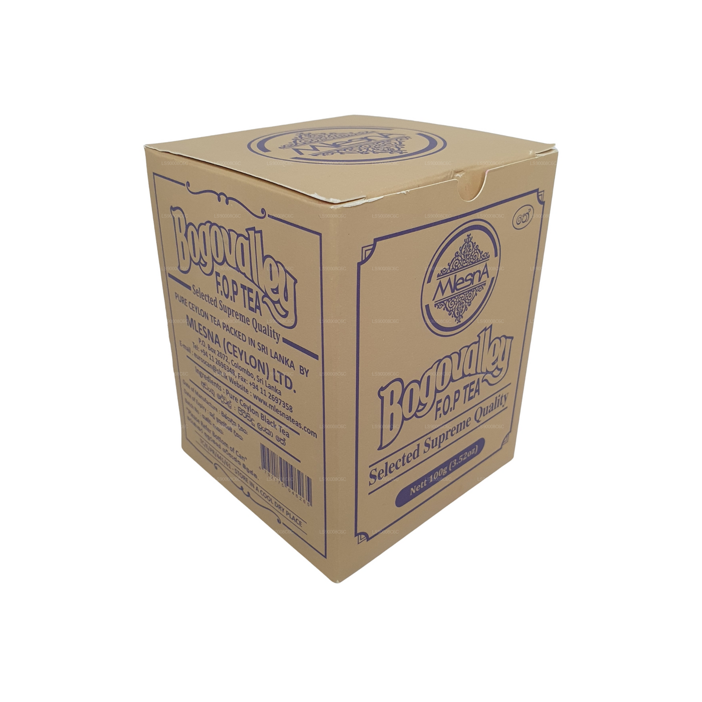 Tè Mlesna Bogovalley F.O.P. in scatola di metallo (100 g)