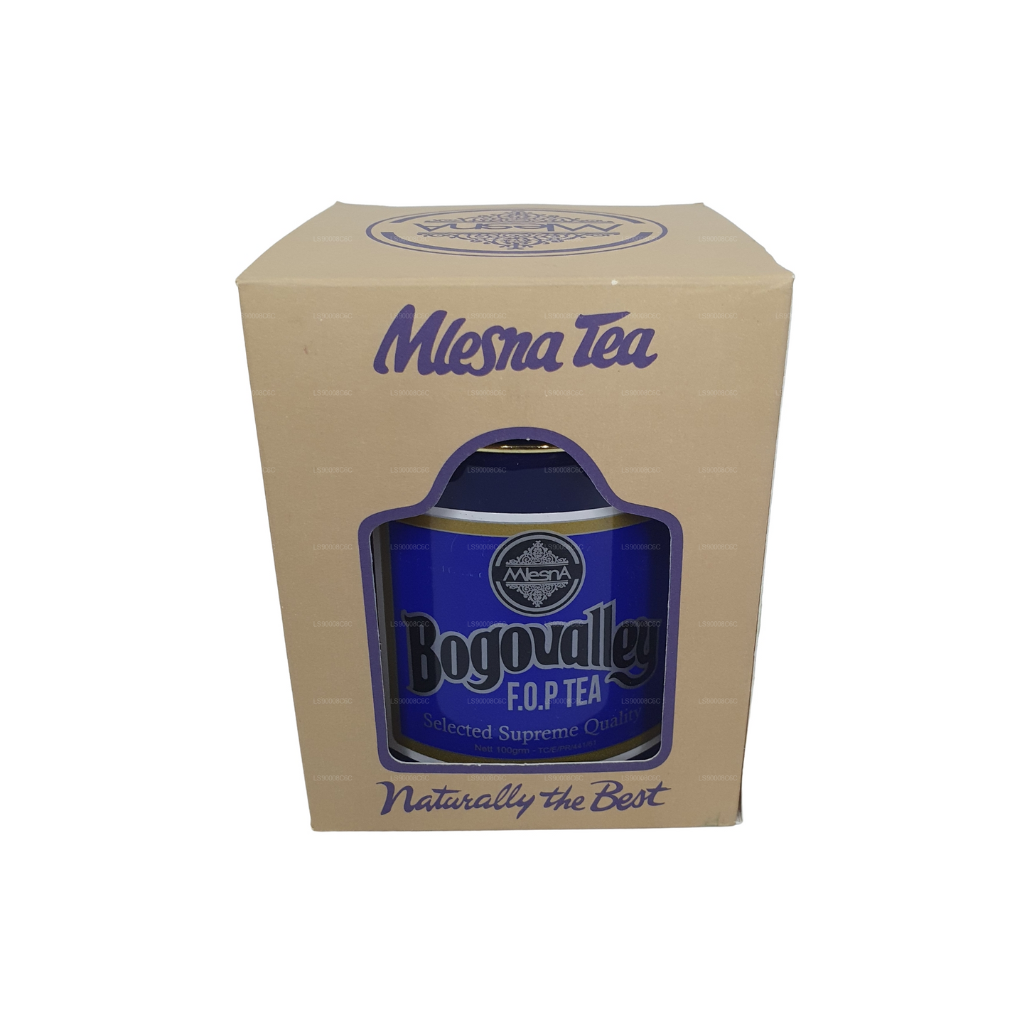Tè Mlesna Bogovalley F.O.P. in scatola di metallo (100 g)