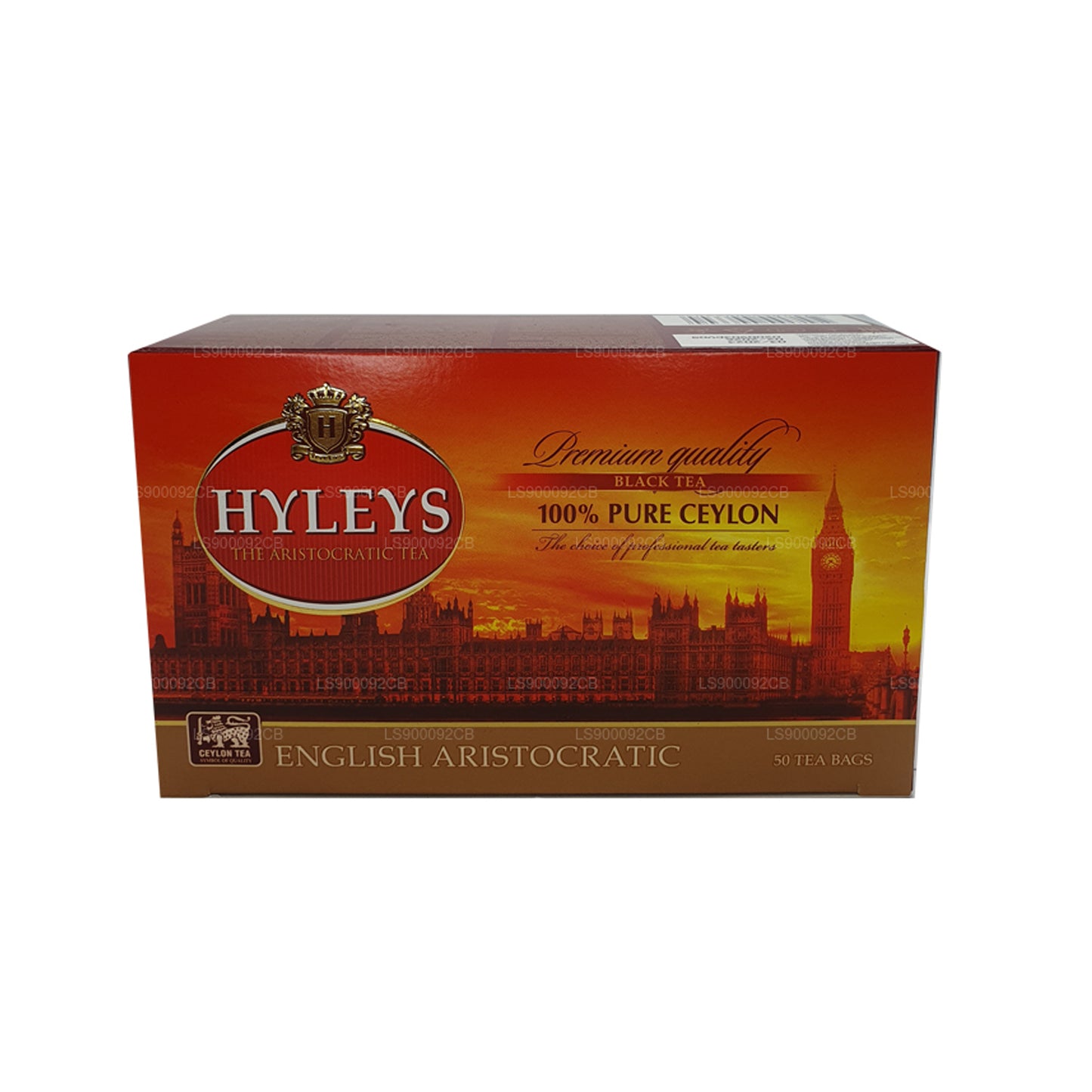 Tè nero HYLEYS di alta qualità 50 bustine da tè (100 g)