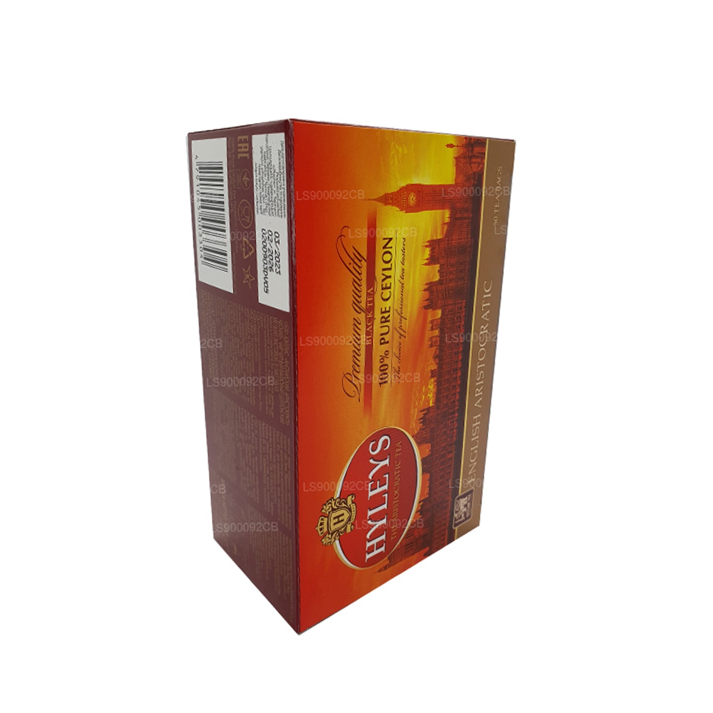 Tè nero HYLEYS di alta qualità 50 bustine da tè (100 g)