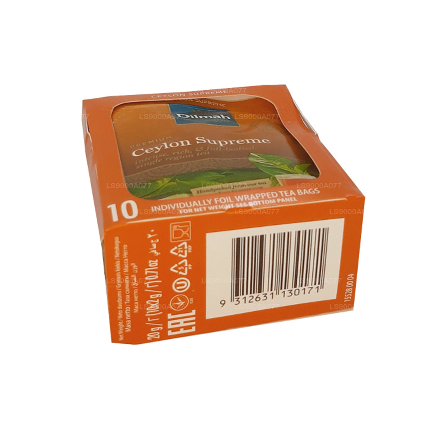 10 bustine di tè Dilmah Ceylon Supreme (20g)