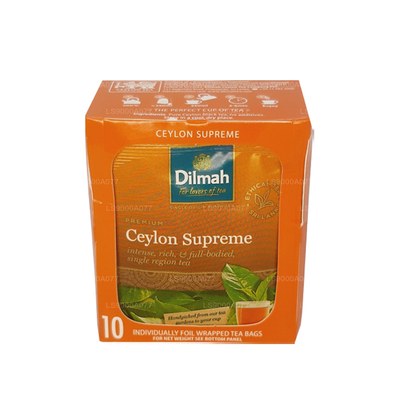 10 bustine di tè Dilmah Ceylon Supreme (20g)