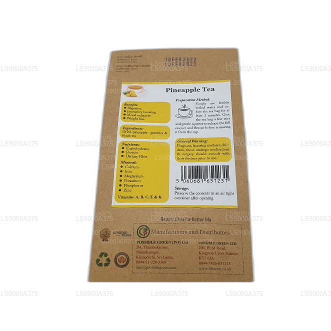 Tè all'ananas Lifetone (40g)