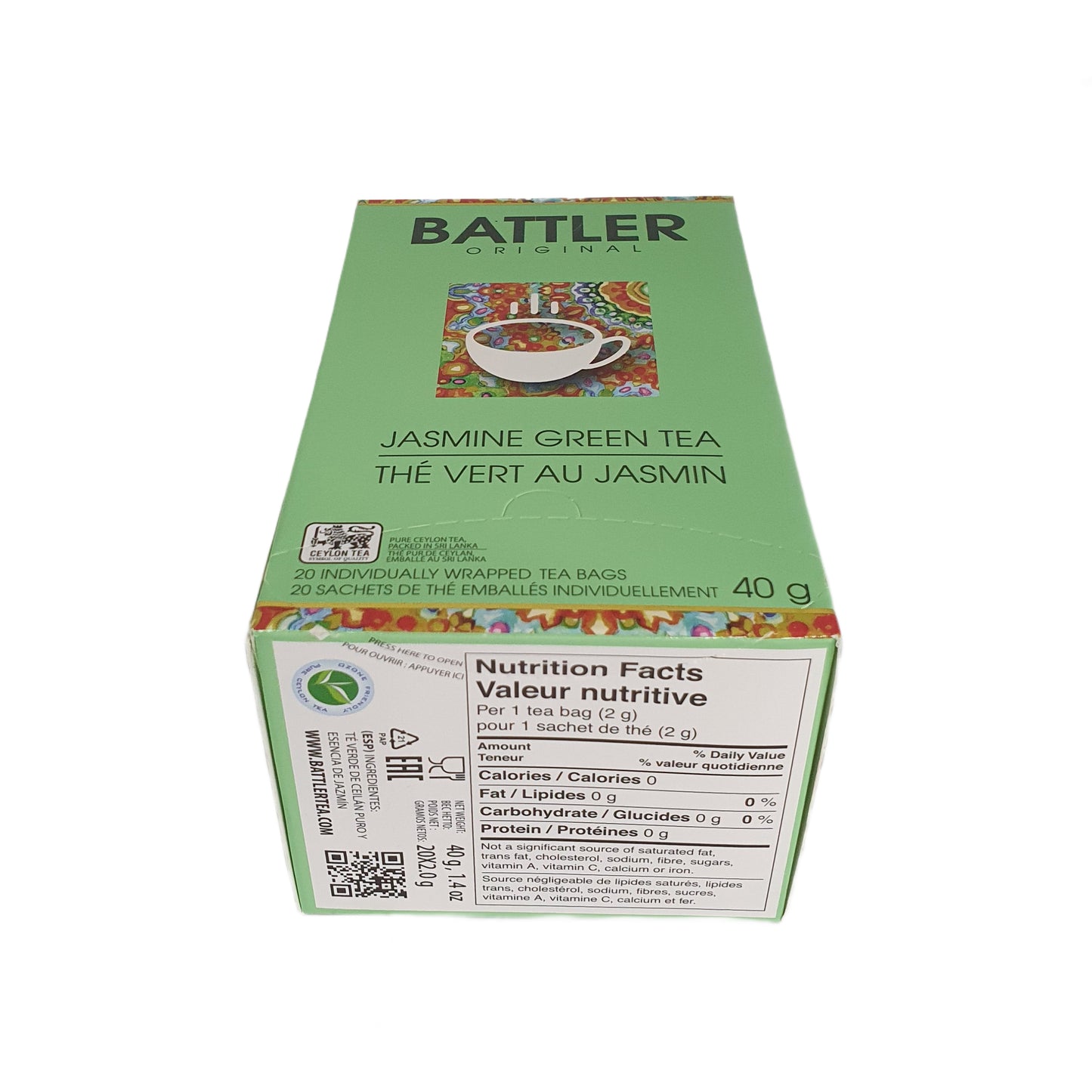 Battler Original Jasmine Green Tea (40g) 20 Tea Bags