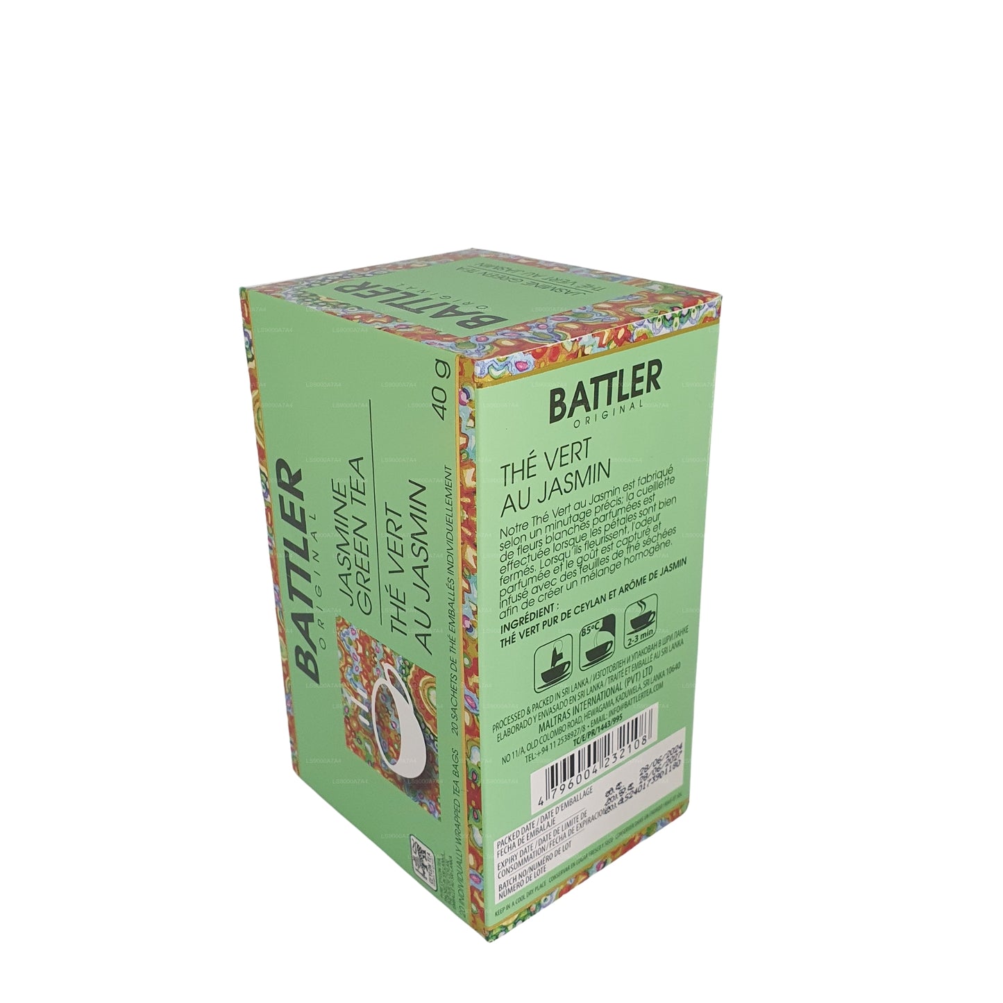 Battler Original Jasmine Green Tea (40 g) 20 bustine di tè