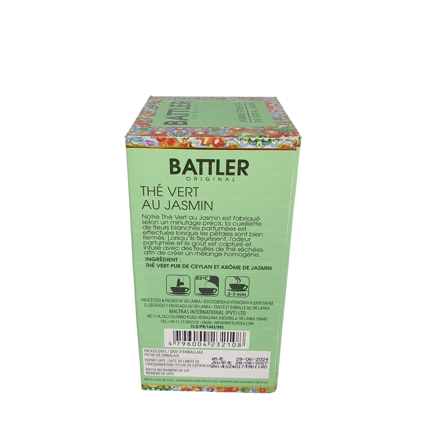 Battler Original Jasmine Green Tea (40 g) 20 bustine di tè