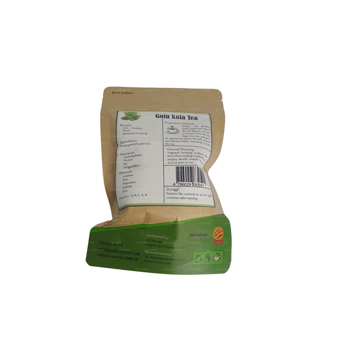 Tè alla gotukola Lifetone (30g)