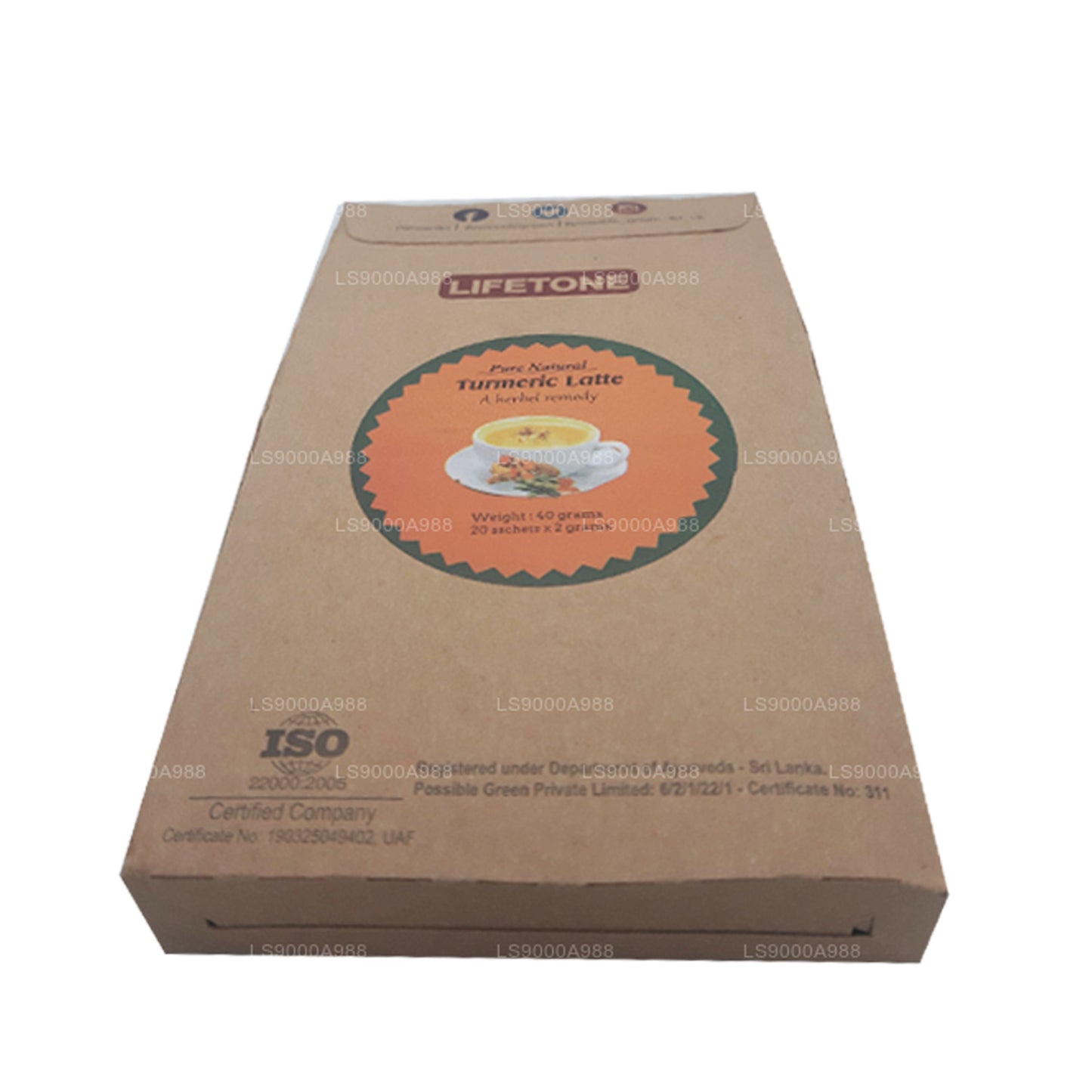 Lifetone Turmeric Latte (40g) 20 Tea bags