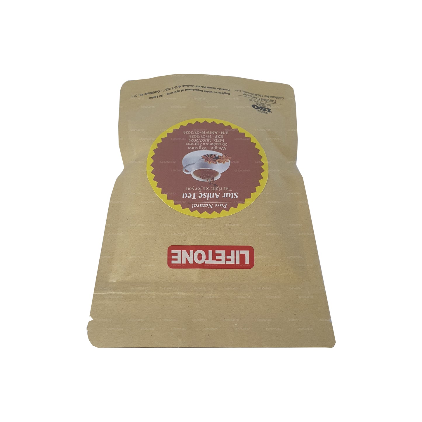 Lifetone Star Anise Tea (40g) 20 Tea Bags