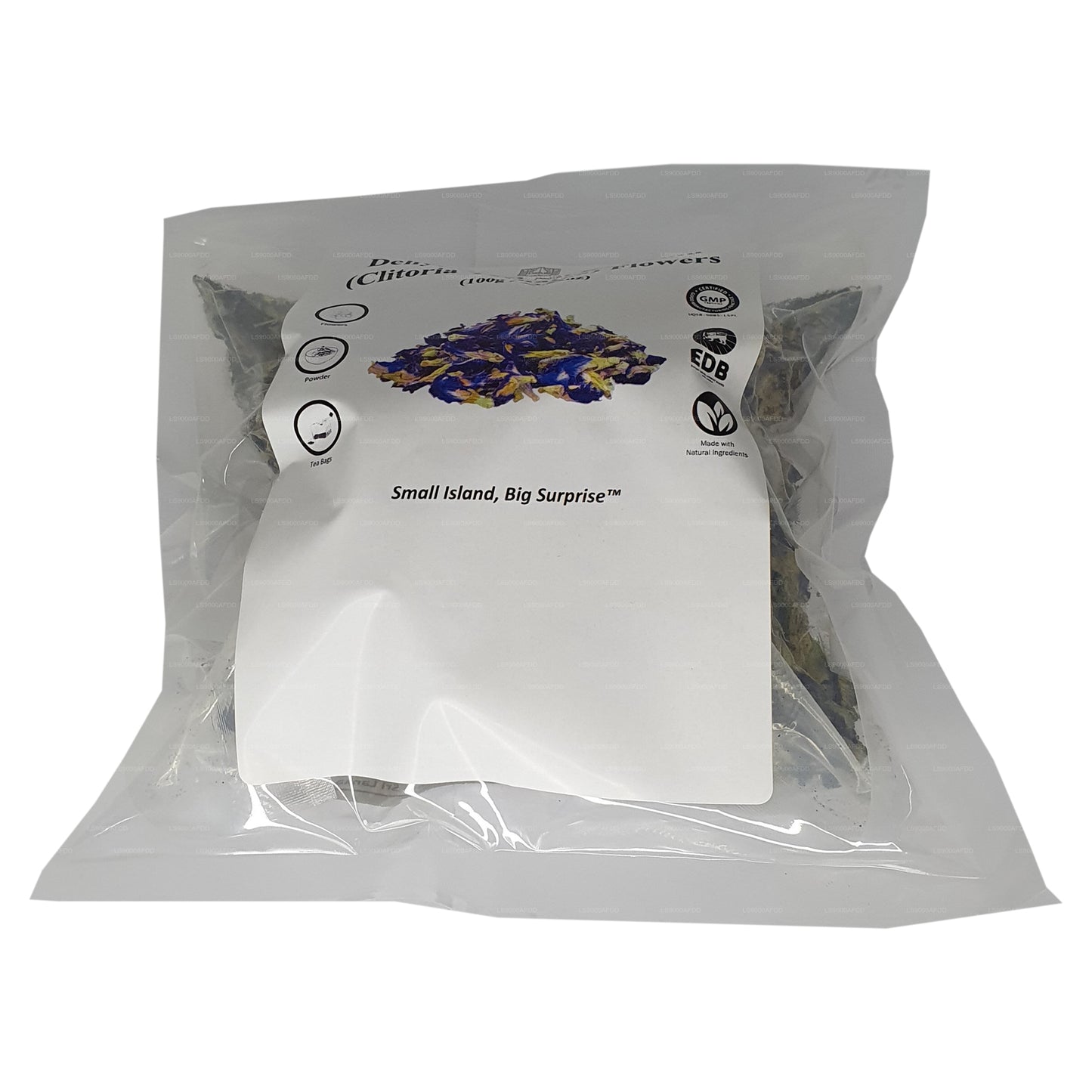 Fiori di Clitoria Ternatea disidratati Lakpura®.