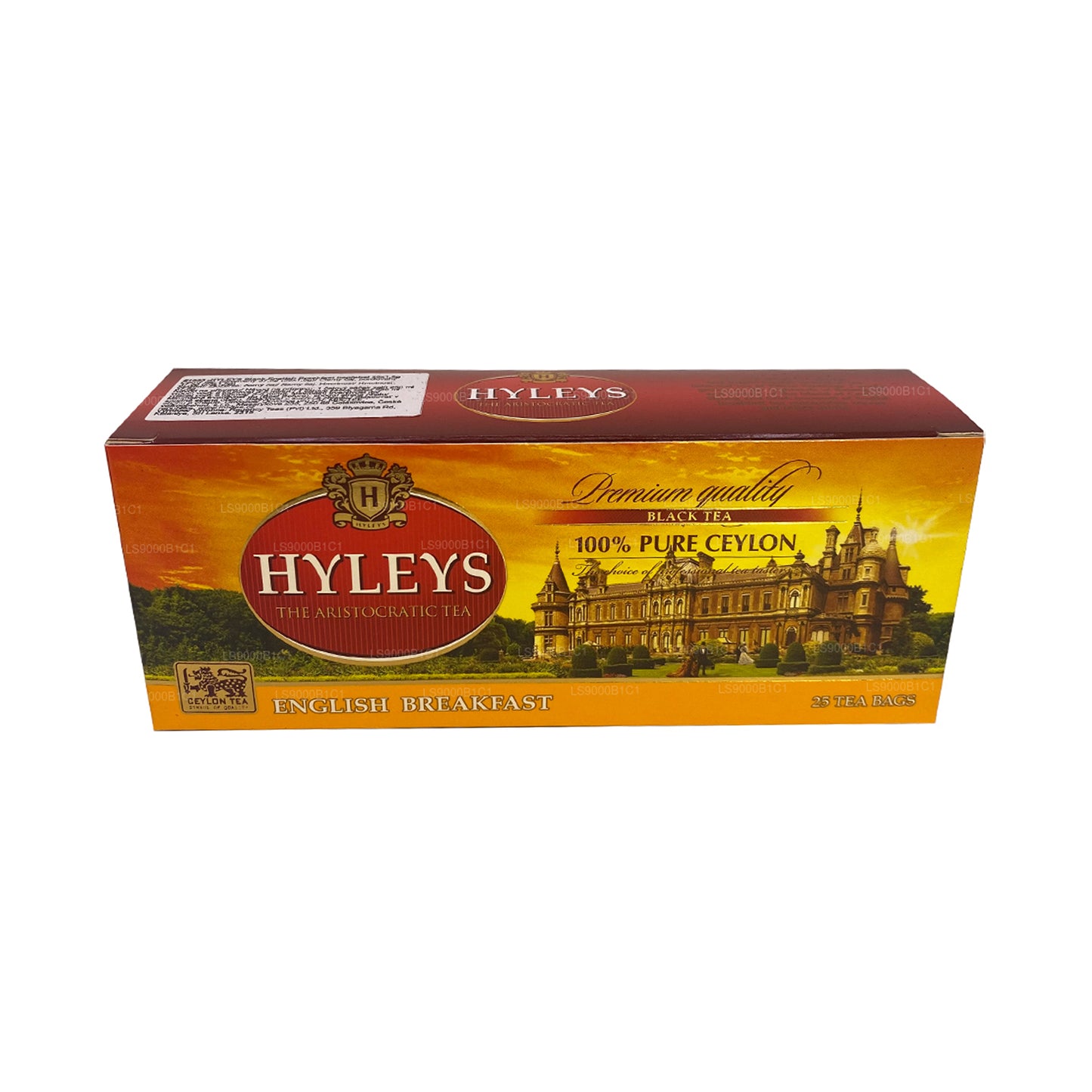Tè Hyleys Black English Breakfast (37,5 g) 25 bustine di tè