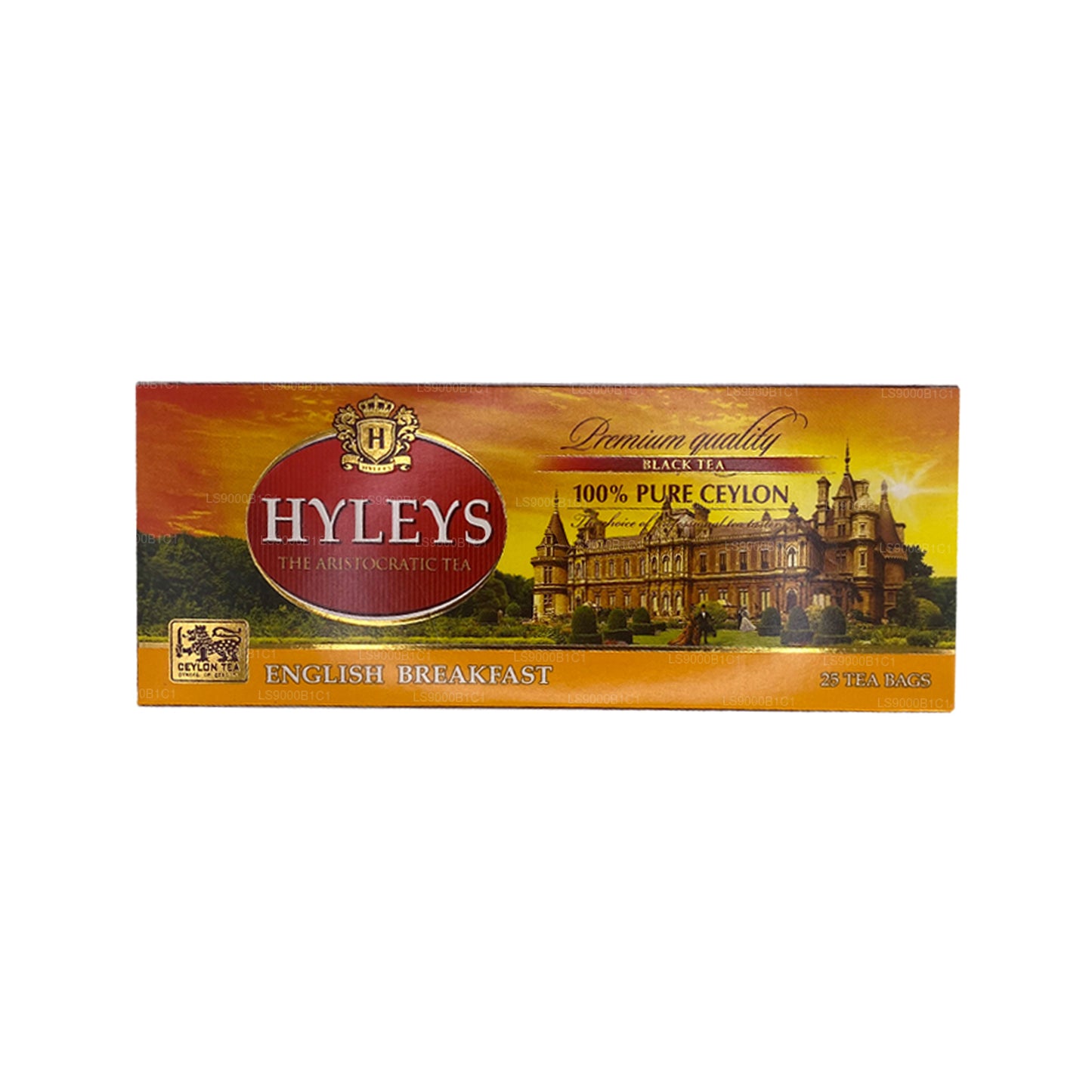 Tè Hyleys Black English Breakfast (37,5 g) 25 bustine di tè