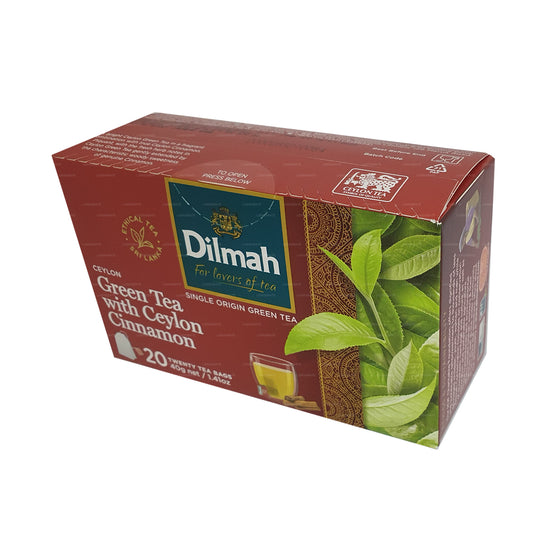 Dilmah Ceylon Green Tea with Ceylon Cinnamon (40g) 20 Tea Bags