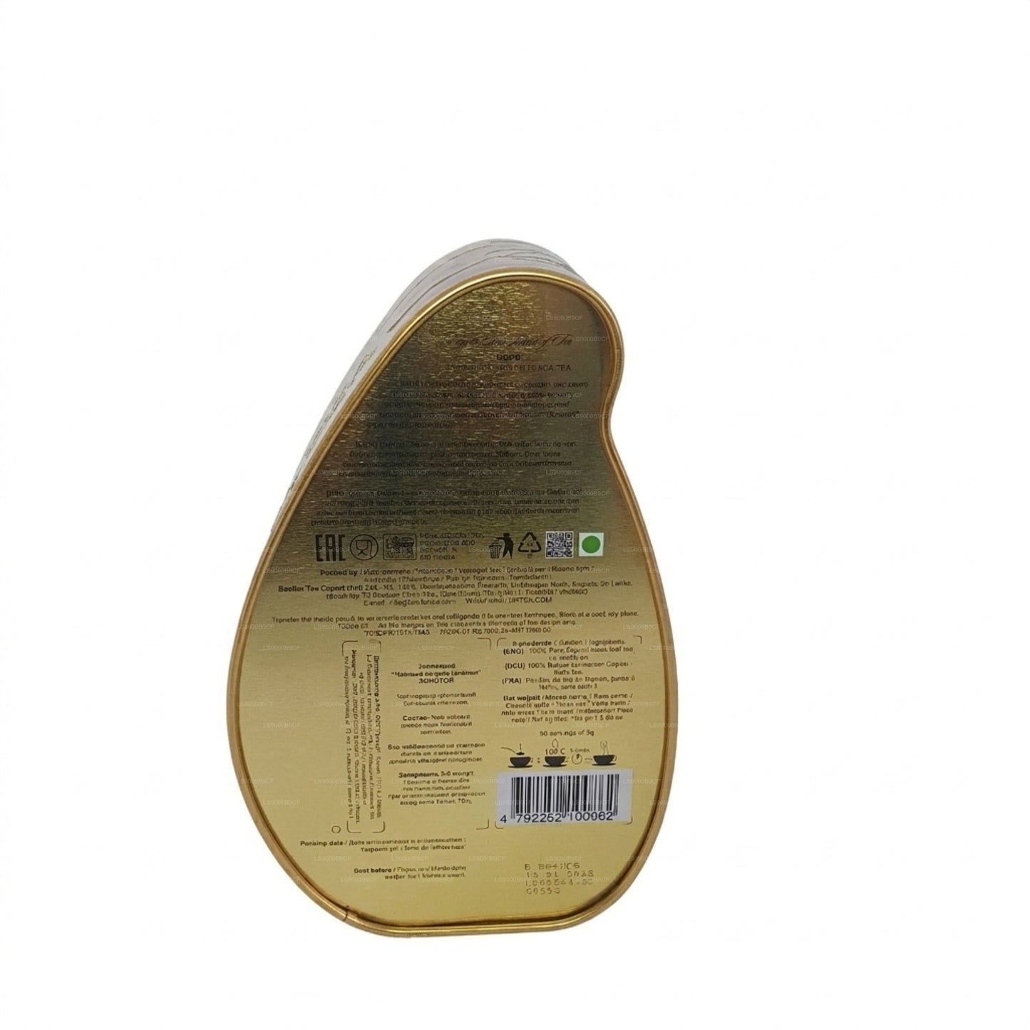 Basilur Island of Tea «Gold» (100 g), contenitore da 100 g