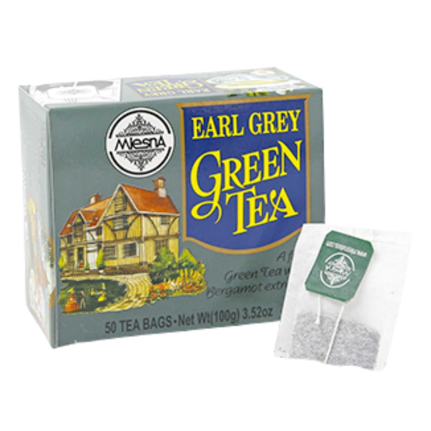 Tè verde Earl Grey Mlesna (100 g) 50 bustine