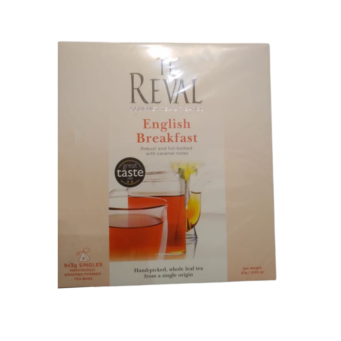 The Reval English Breakfast Tea (27g), 9 bustine di tè