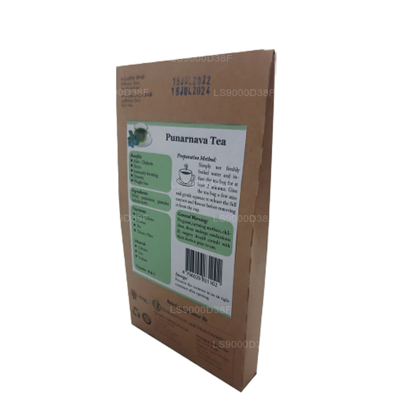 Lifetone Punarnava Root Tea (30g) 20 Teabags