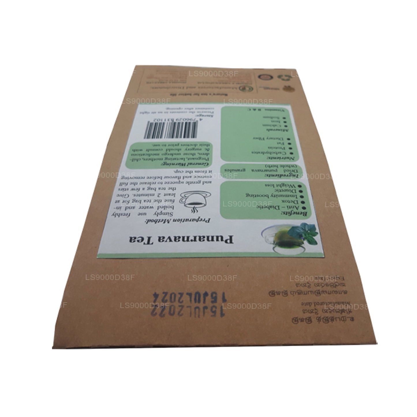 Lifetone Punarnava Root Tea (30g) 20 Teabags