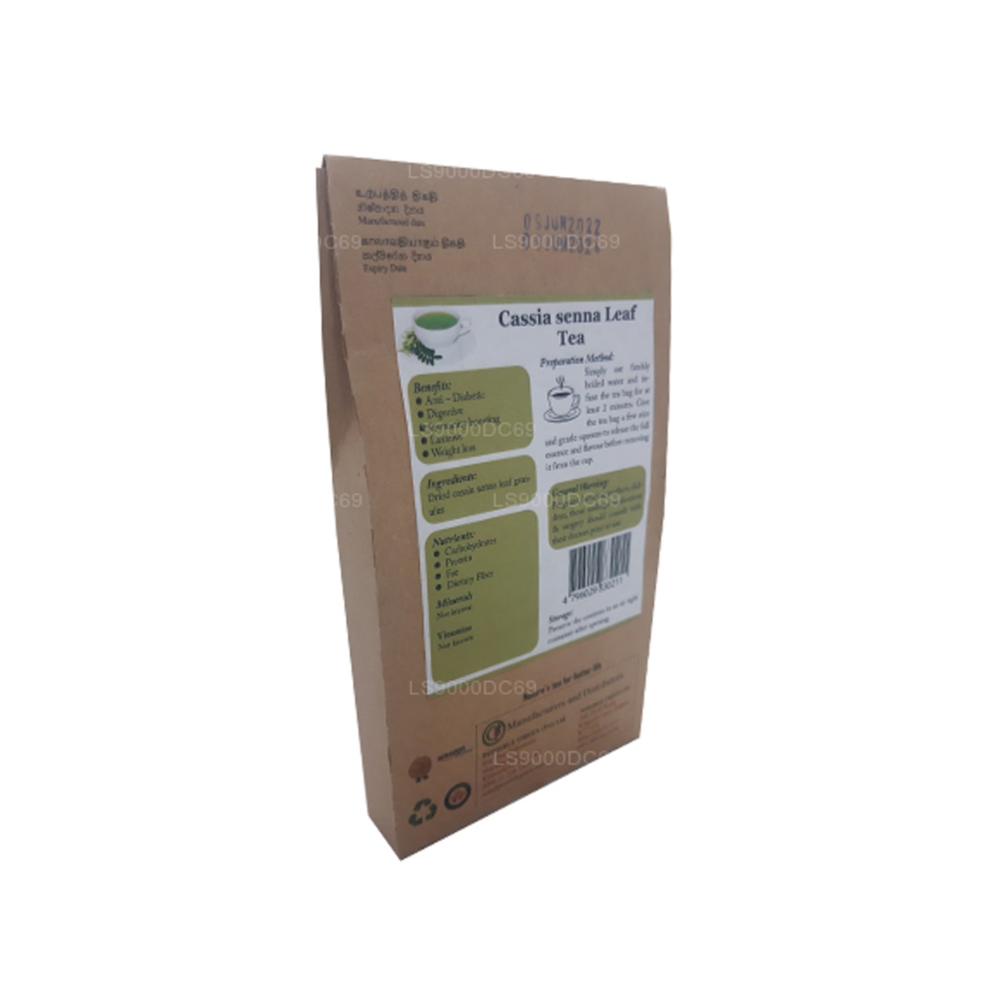 Lifetone Senna Leaf Tea (30g)