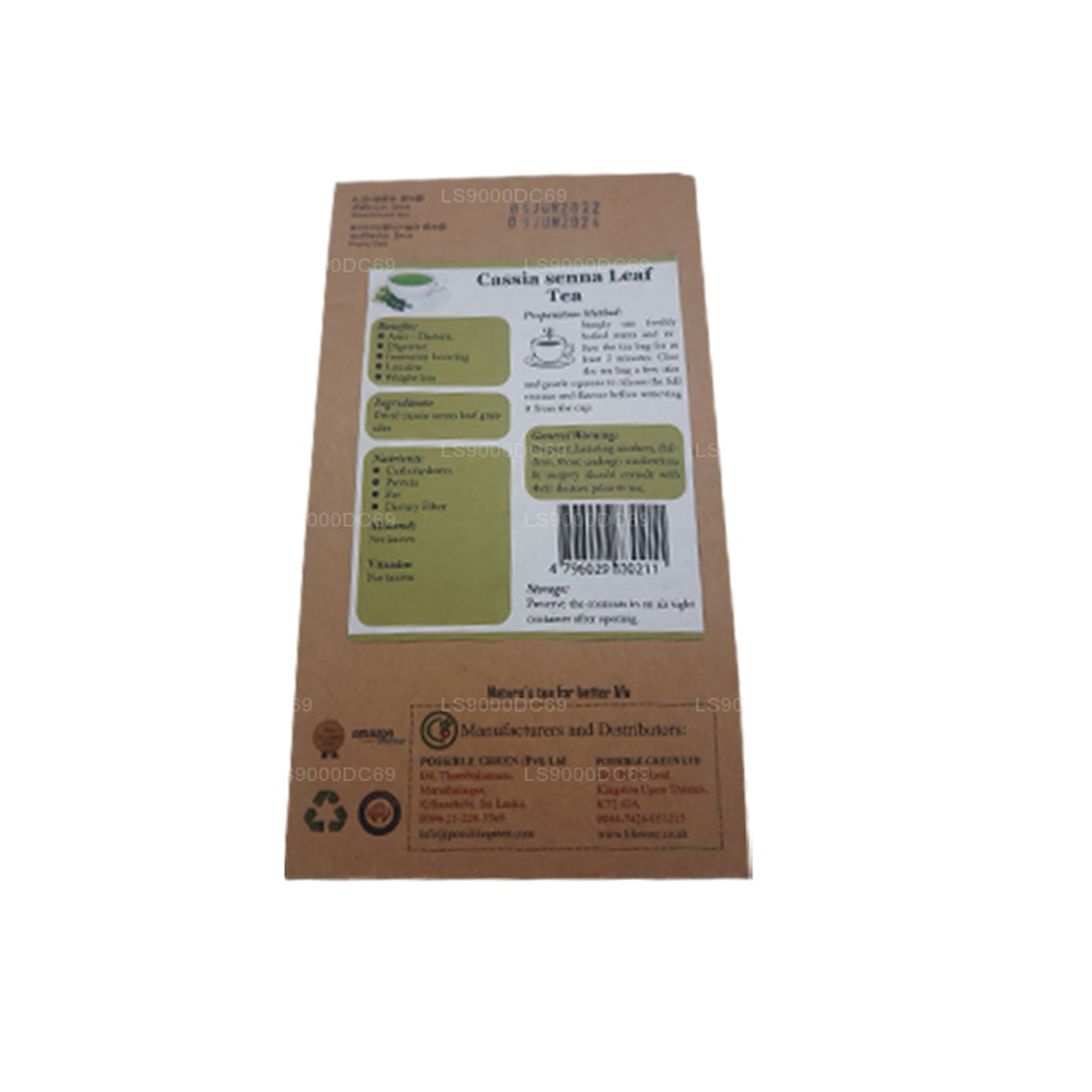 Lifetone Senna Leaf Tea (30g)