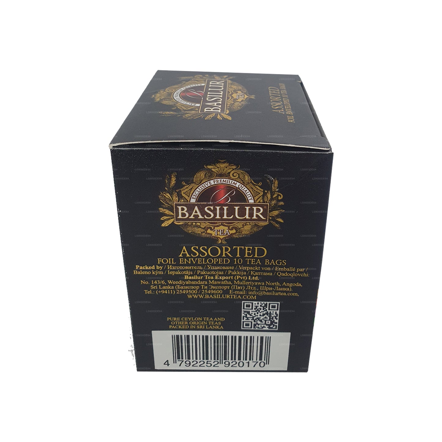 Basilur Specialty Classics Tea (19g) 10 Foil Enveloped Tea Bags