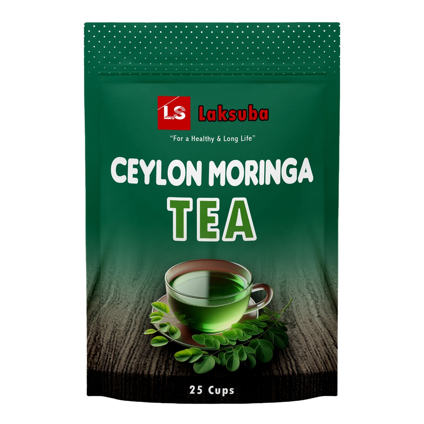 Tè di Moringa Laksuba Ceylon (37,5 g) 25 bustine