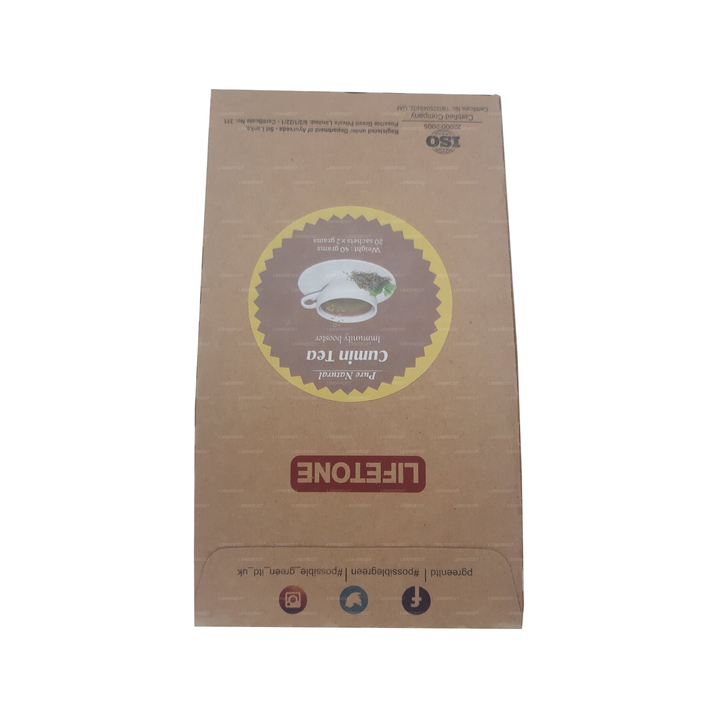 Lifetone Cumin Tea (40g) 20 Tea Bags