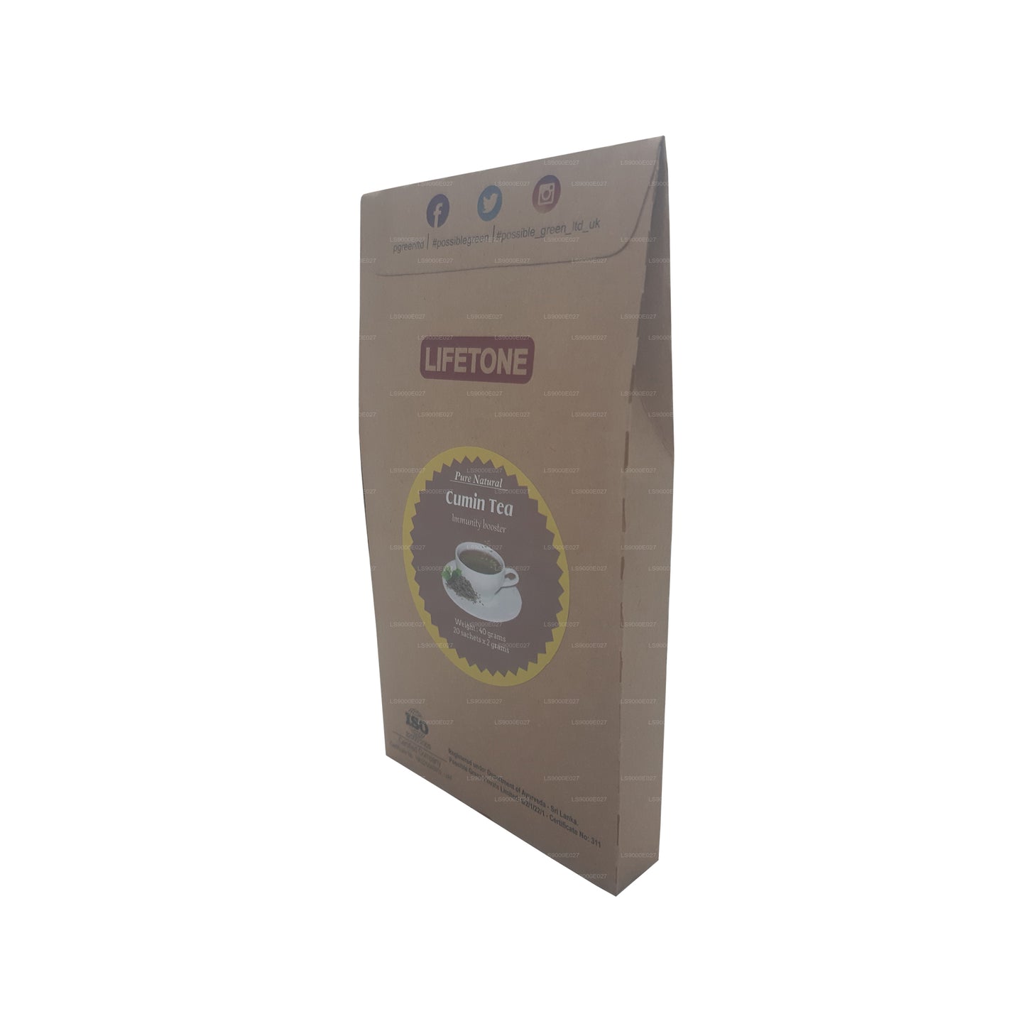 Lifetone Cumin Tea (40g) 20 Tea Bags