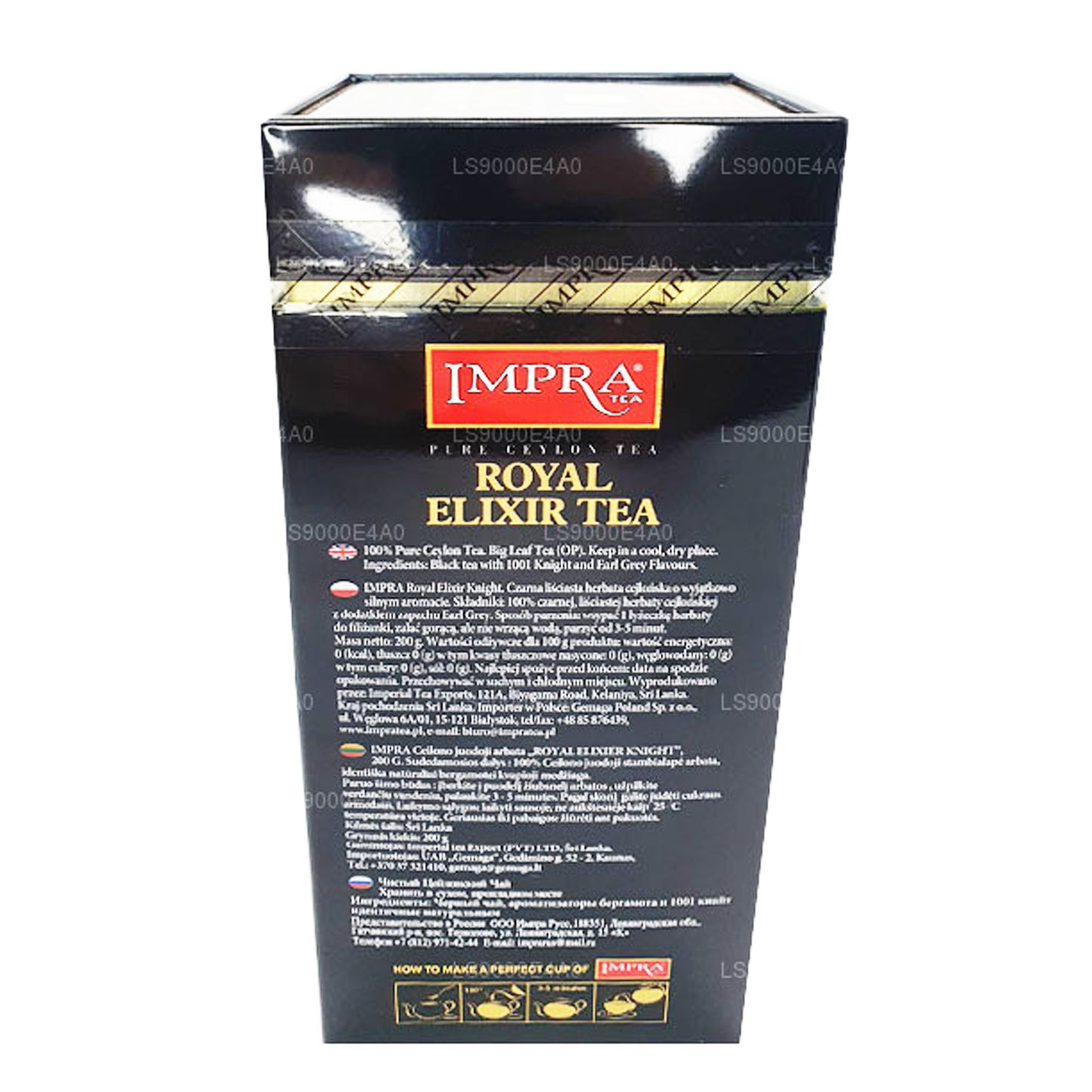 Tè puro di Ceylon Impra Royal Elixir Knight (200g)