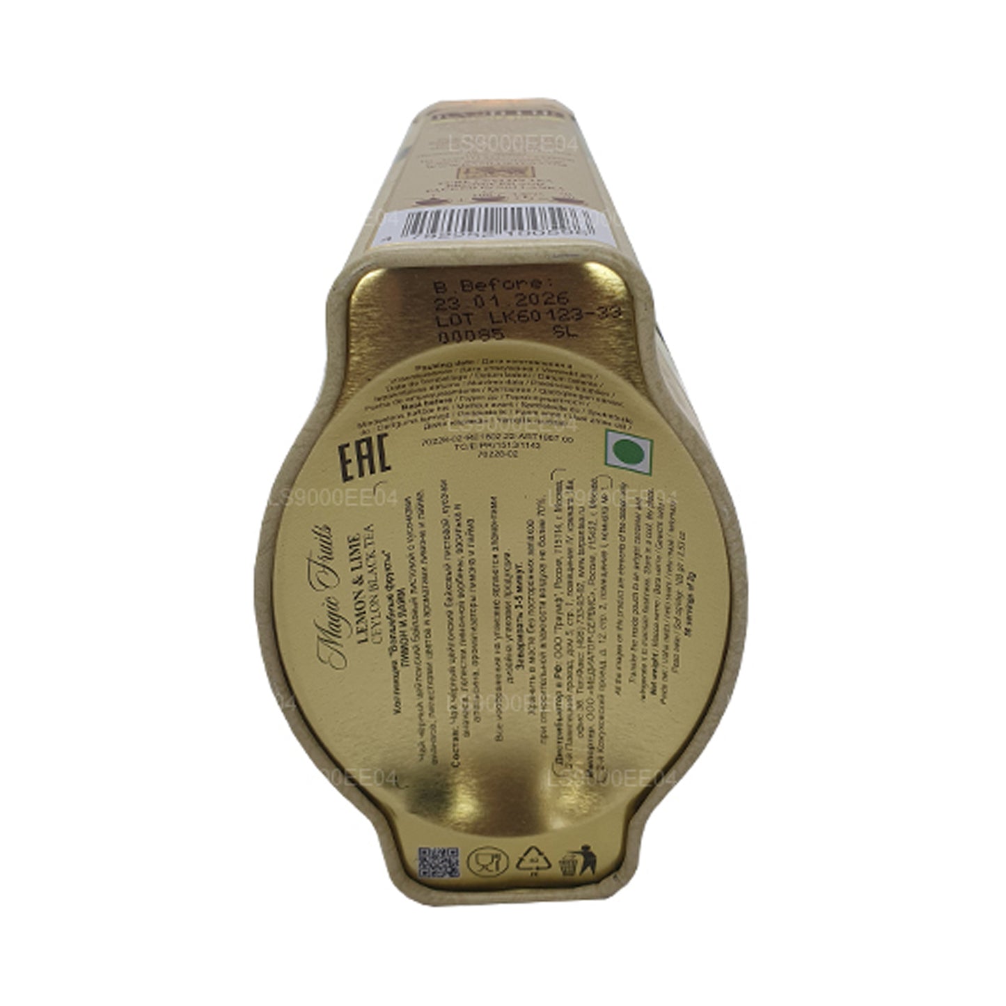 Basilur Magic Fruits Lemon and lime (100g) Tin Caddy