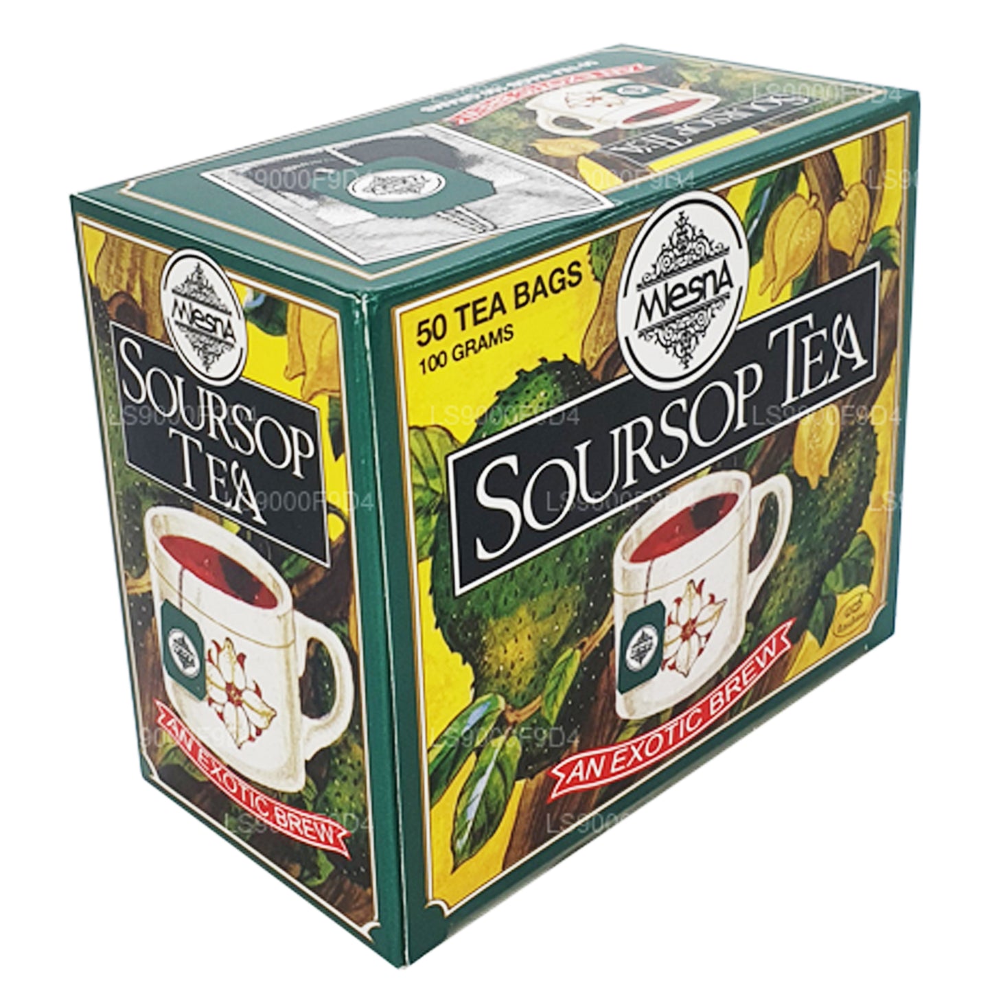Mlesna Soursop "An Exotic Brew" Black Tea (100g) 50 Tea Bags