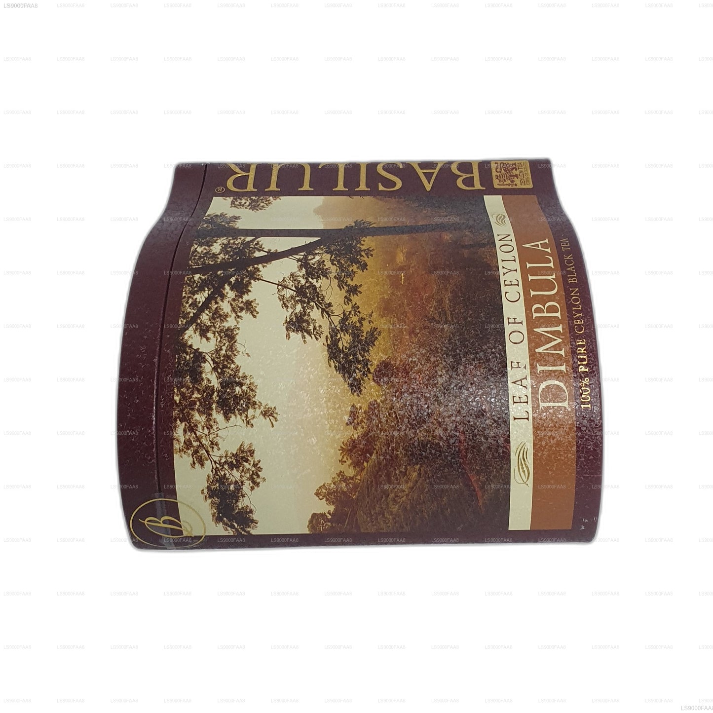 Contenitore «Dimbula» a forma di foglia di basilur di Ceylon, 100 g