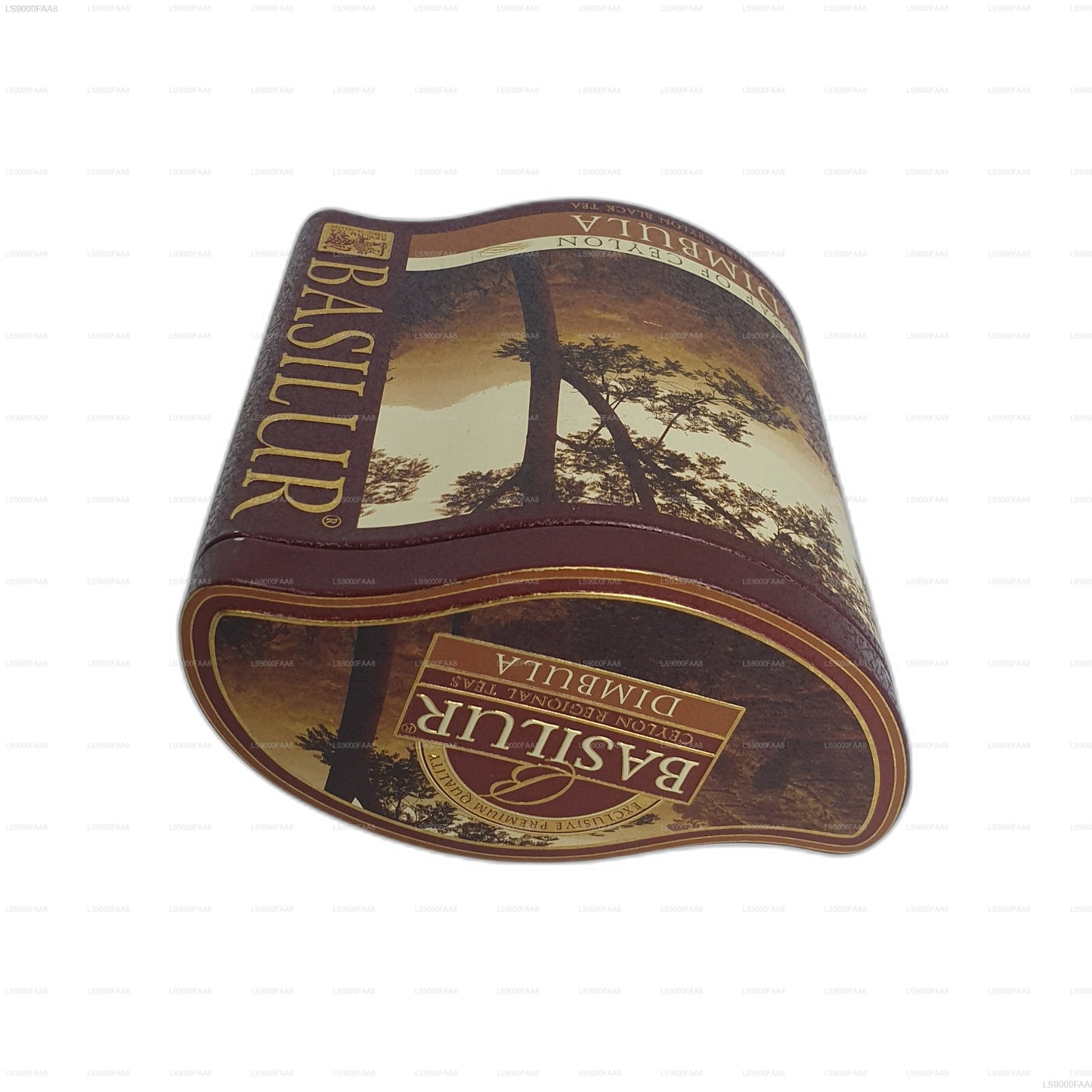 Contenitore «Dimbula» a forma di foglia di basilur di Ceylon, 100 g
