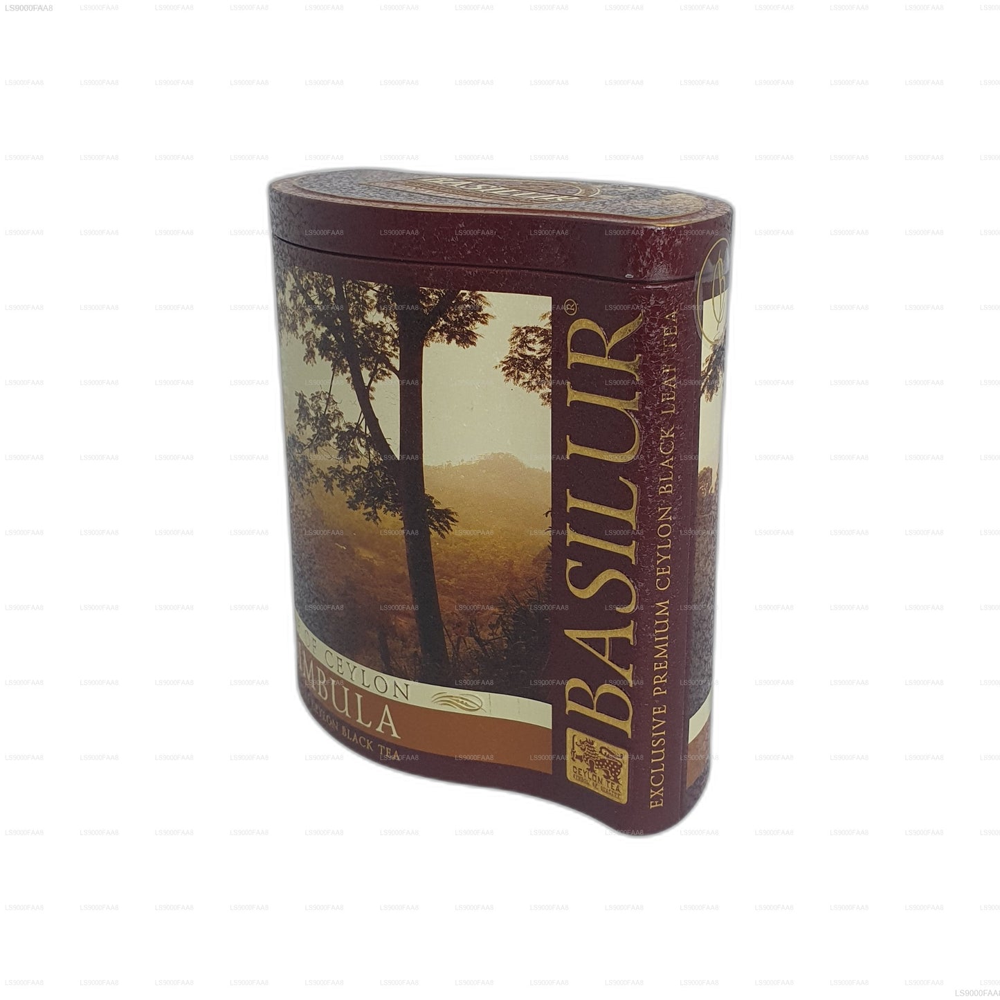Contenitore «Dimbula» a forma di foglia di basilur di Ceylon, 100 g