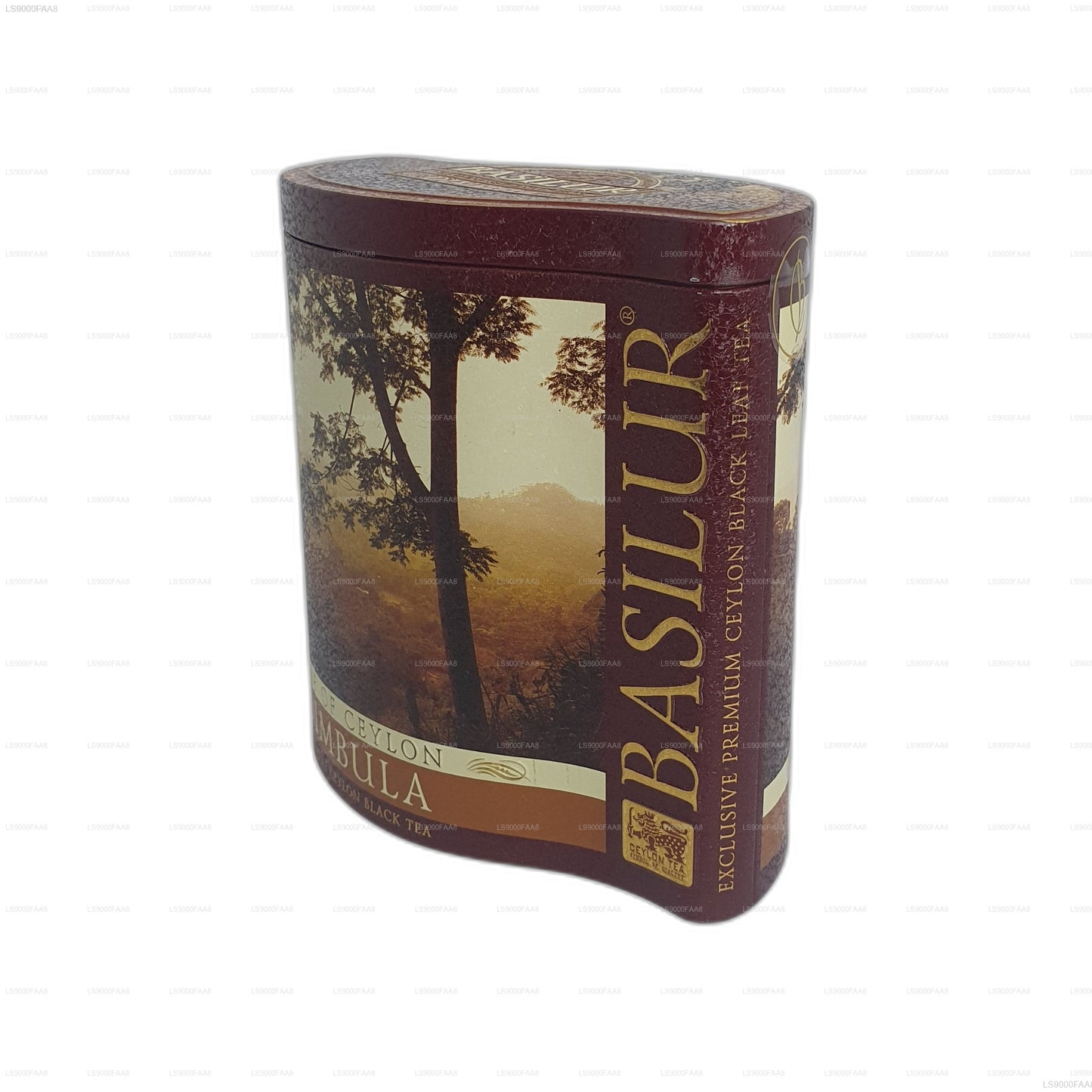 Contenitore «Dimbula» a forma di foglia di basilur di Ceylon, 100 g