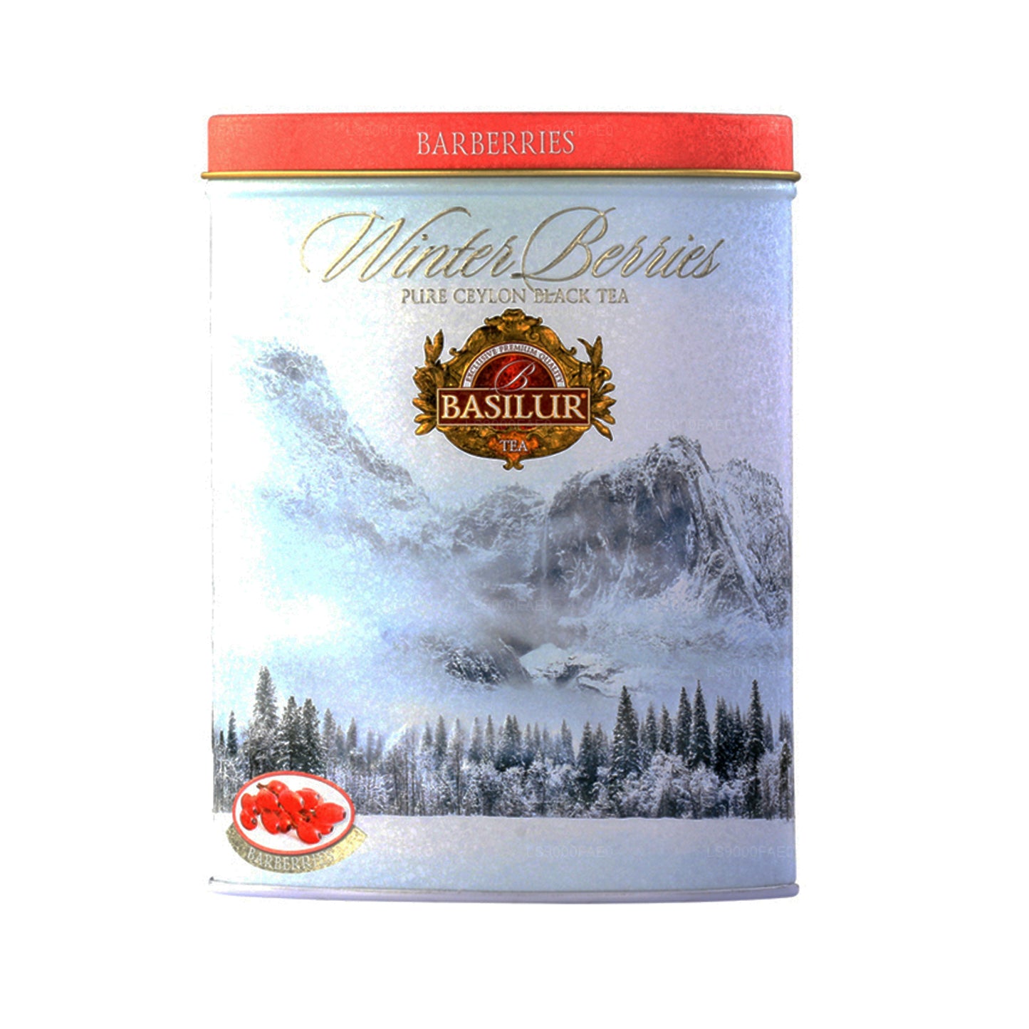 Basilur Winter Berries "Barberries" (100g) Tin