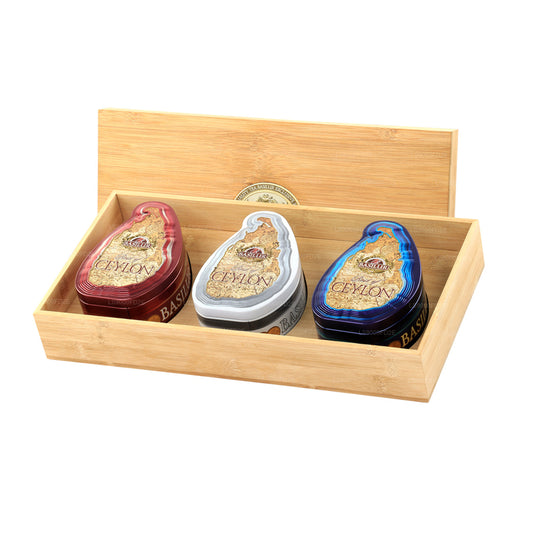 Basilur "Best of Ceylon" 3 in 1 Mini Map Tins (150g)