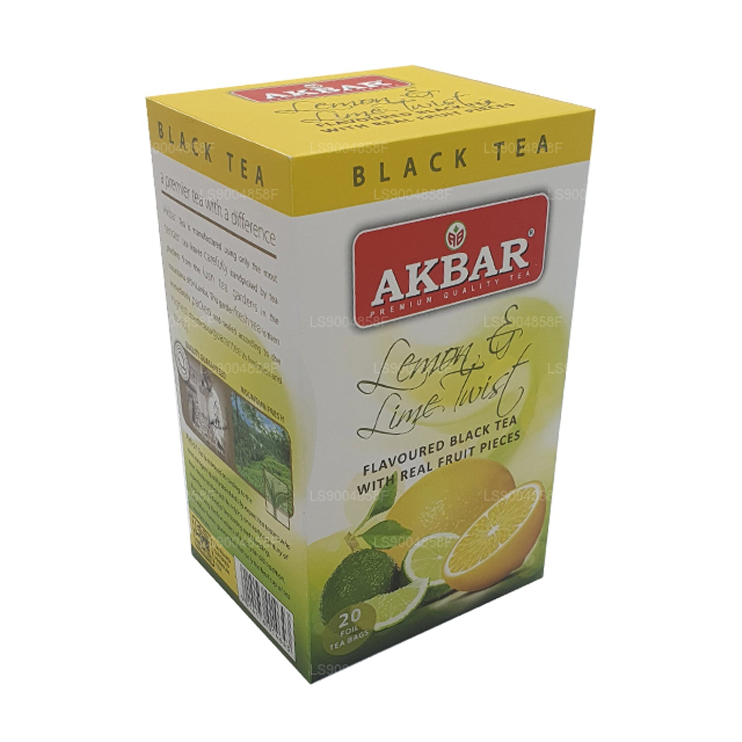 Akbar Lemon and Lime Twist Tea (40g) 20 Tea Bags