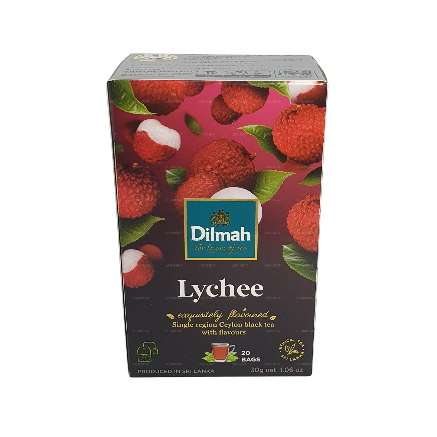 Tè nero aromatizzato al litchi Dilmah (30g)