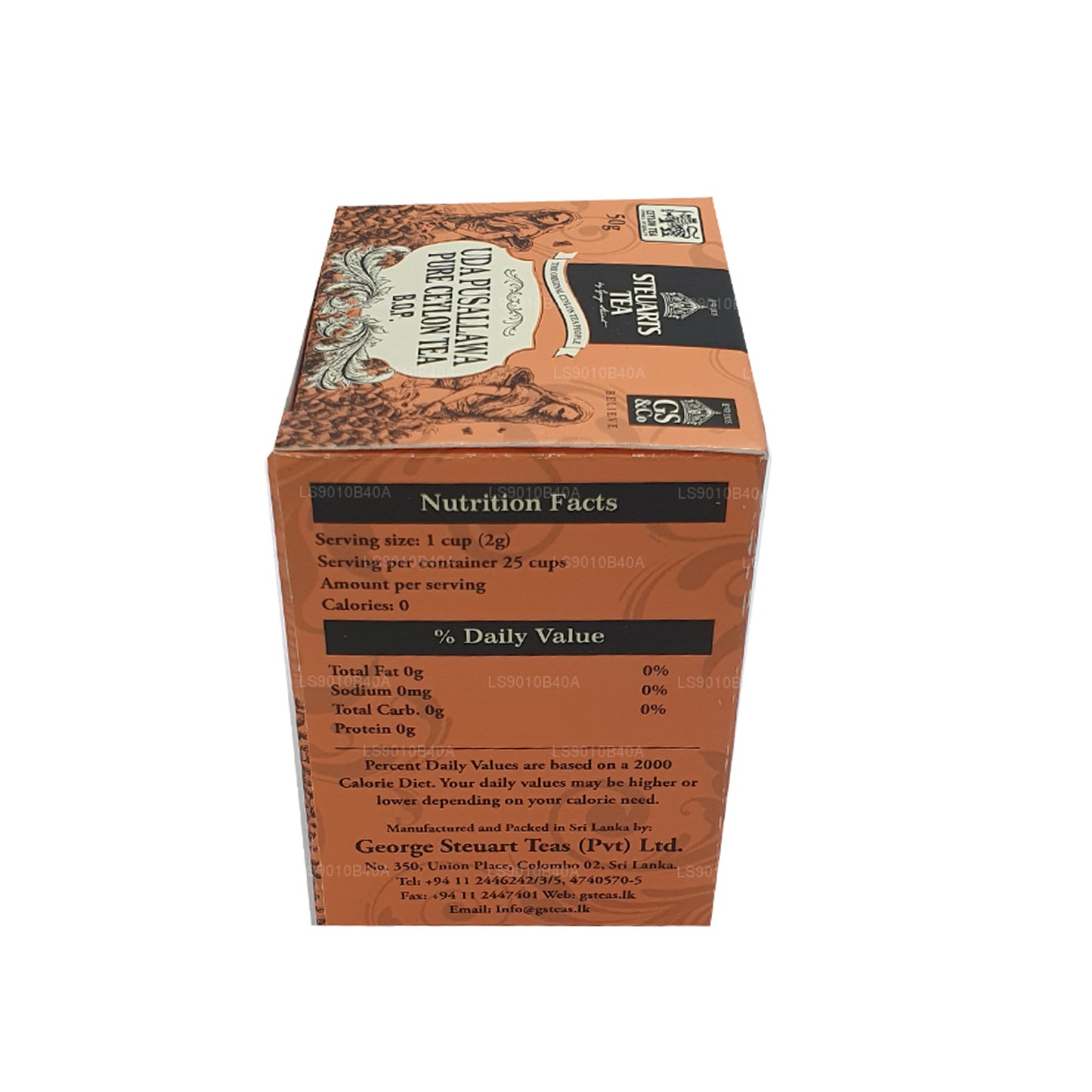 Tè in foglie George Steuart Uda Pusallawa BOP (50g)